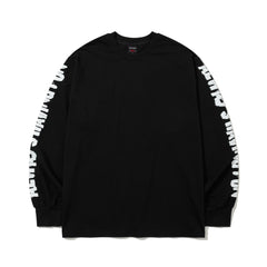 Awhf Back Print Long Sleeve Black