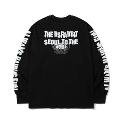 Awhf Back Print Long Sleeve Black