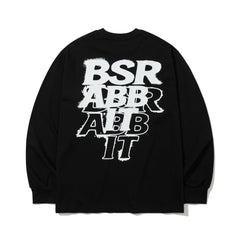Sprayed Logo Long Sleeve Black