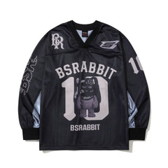 Trippy Gang Mesh Jersey Black