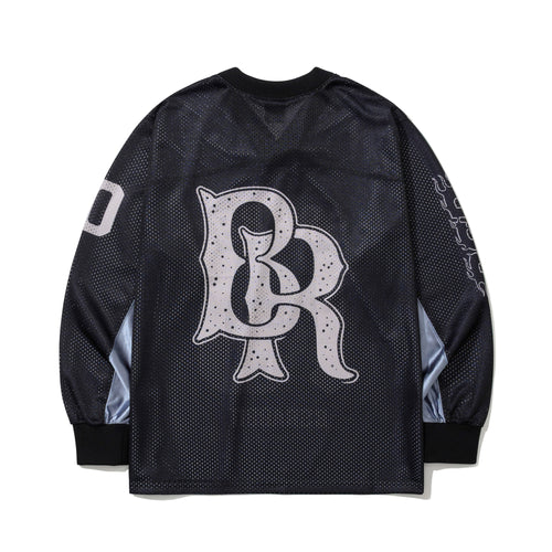 Trippy Gang Mesh Jersey Black