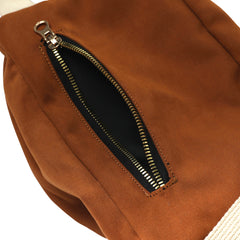 Bs Suede Cross Bag Caramel
