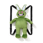 Trippy Rabbit Stuffed Doll Backpack Green