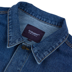 Big Cargo Loosefit Denim Jacket Deepblue