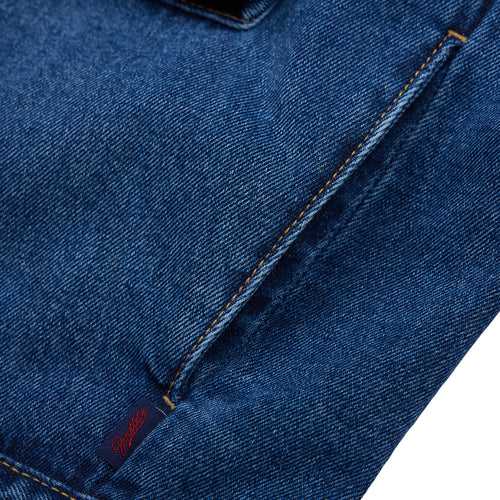 Big Cargo Loosefit Denim Jacket Deepblue