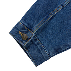 Big Cargo Loosefit Denim Jacket Deepblue