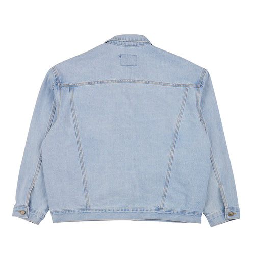 Big Cargo Loosefit Denim Jacket Lightblue
