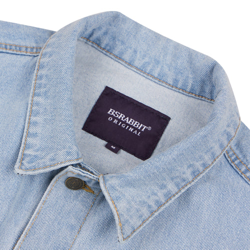 Big Cargo Loosefit Denim Jacket Lightblue