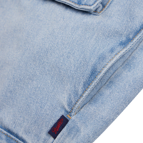 Big Cargo Loosefit Denim Jacket Lightblue