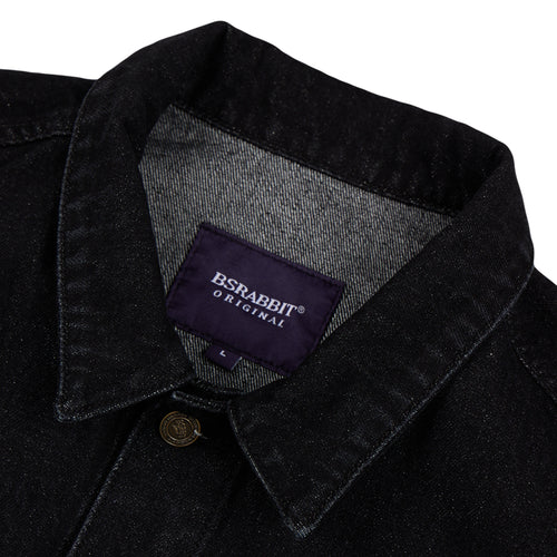 Big Cargo Loosefit Denim Vest Black