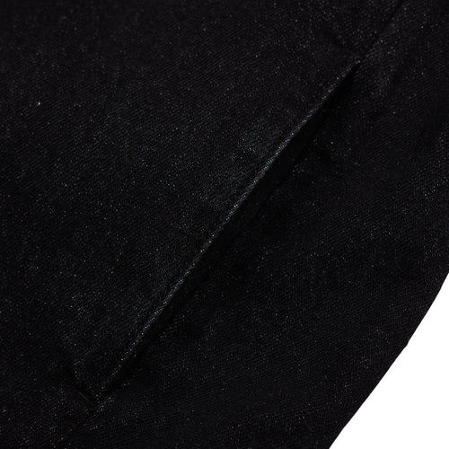 Big Cargo Loosefit Denim Vest Black