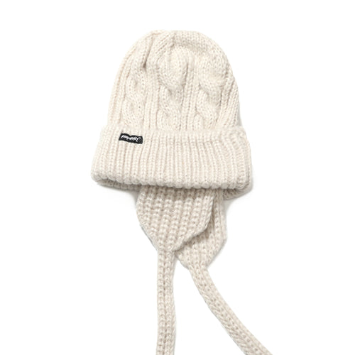 Earflap Beanie Ivory