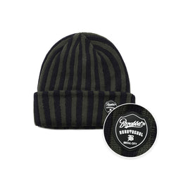 Stripe Beanie Green