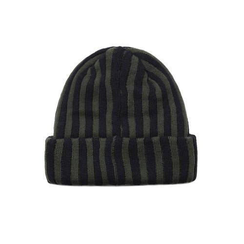 Stripe Beanie Green