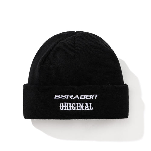 Br Double Sided Artwork Beanie Black