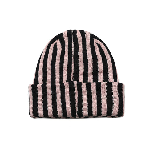 Stripe Beanie Pink