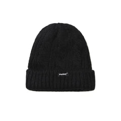Chunky Knit Beanie Black