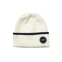 Circle Line Beanie White
