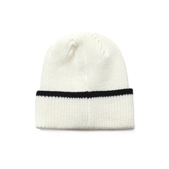 Circle Line Beanie White