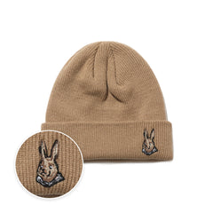 Br Wappen Beanie Beige