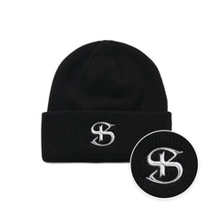 Bs Logo Embr Beanie Black