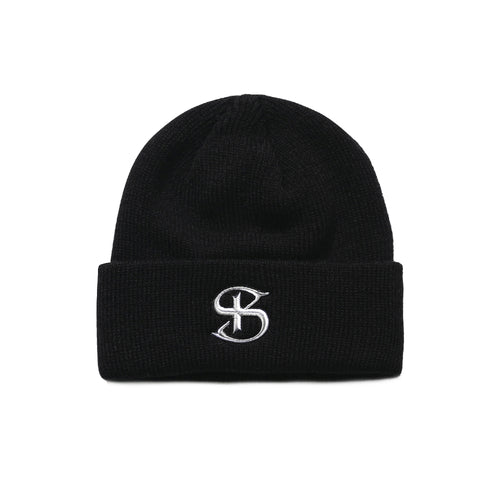 Bs Logo Embr Beanie Black