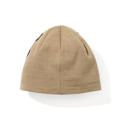 Triple Bsrwave Logo Beanie Light Beige