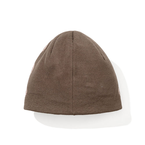 Triple Bsrwave Logo Beanie Light Brown