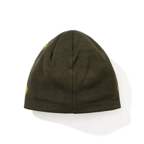 Triple Bsrwave Logo Beanie Ash Khaki