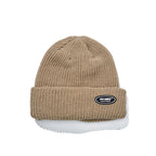 Logo Wappen Beanie Beige