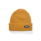 Logo Wappen Beanie Mustard