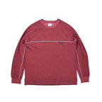 Line Washing Crewneck Burgundy