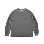 Line Washing Crewneck Black