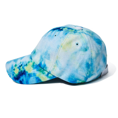 Gr Tie Dye Fleece Cap Blue