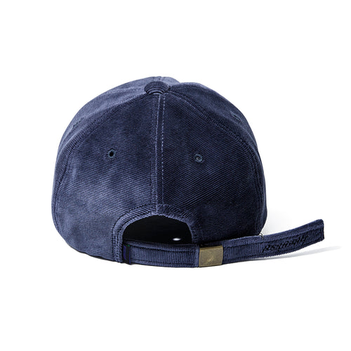 Bsr Logo Wappen Corduroy Cap Navy