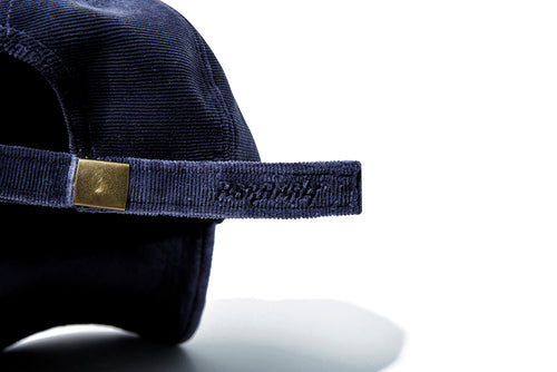 Bsr Logo Wappen Corduroy Cap Navy