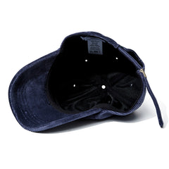 Bsr Logo Wappen Corduroy Cap Navy