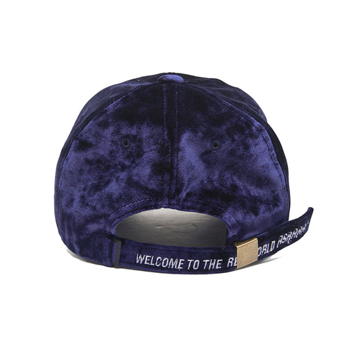 Bling Velvet Logo Cap Navy
