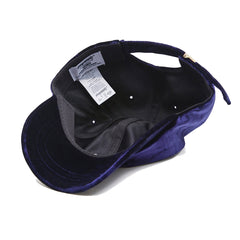 Bling Velvet Logo Cap Navy