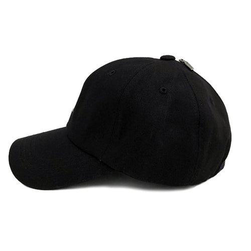 Gr Open Zipper Cap Black