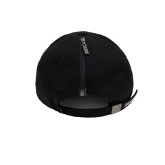 Gr Open Zipper Cap Black