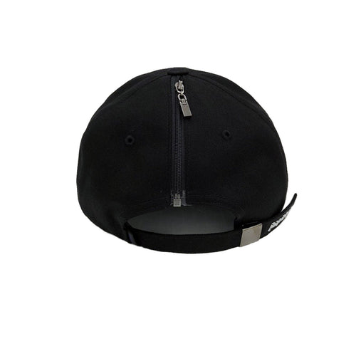 Gr Open Zipper Cap Black
