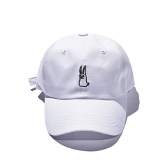 Gr Open Zipper Cap White