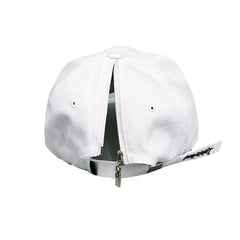 Gr Open Zipper Cap White
