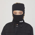 Open Face Mask Black