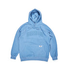Wewe Washing Hoodie Blue