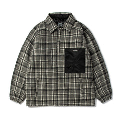 Better Than Check Anorak Shirt Gray Check