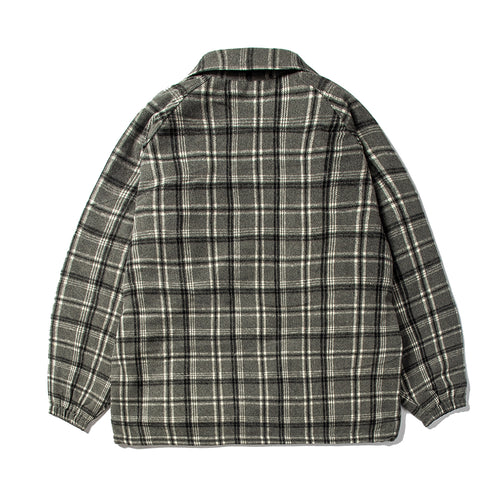 Better Than Check Anorak Shirt Gray Check