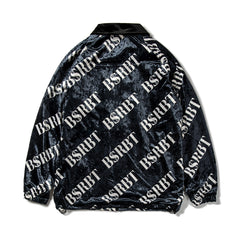 Bsrbt Og Velvet Collar Jacket Black