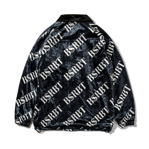 Bsrbt Og Velvet Collar Jacket Black
